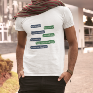Riya Ekkada Viral High Quality Tee Shirt